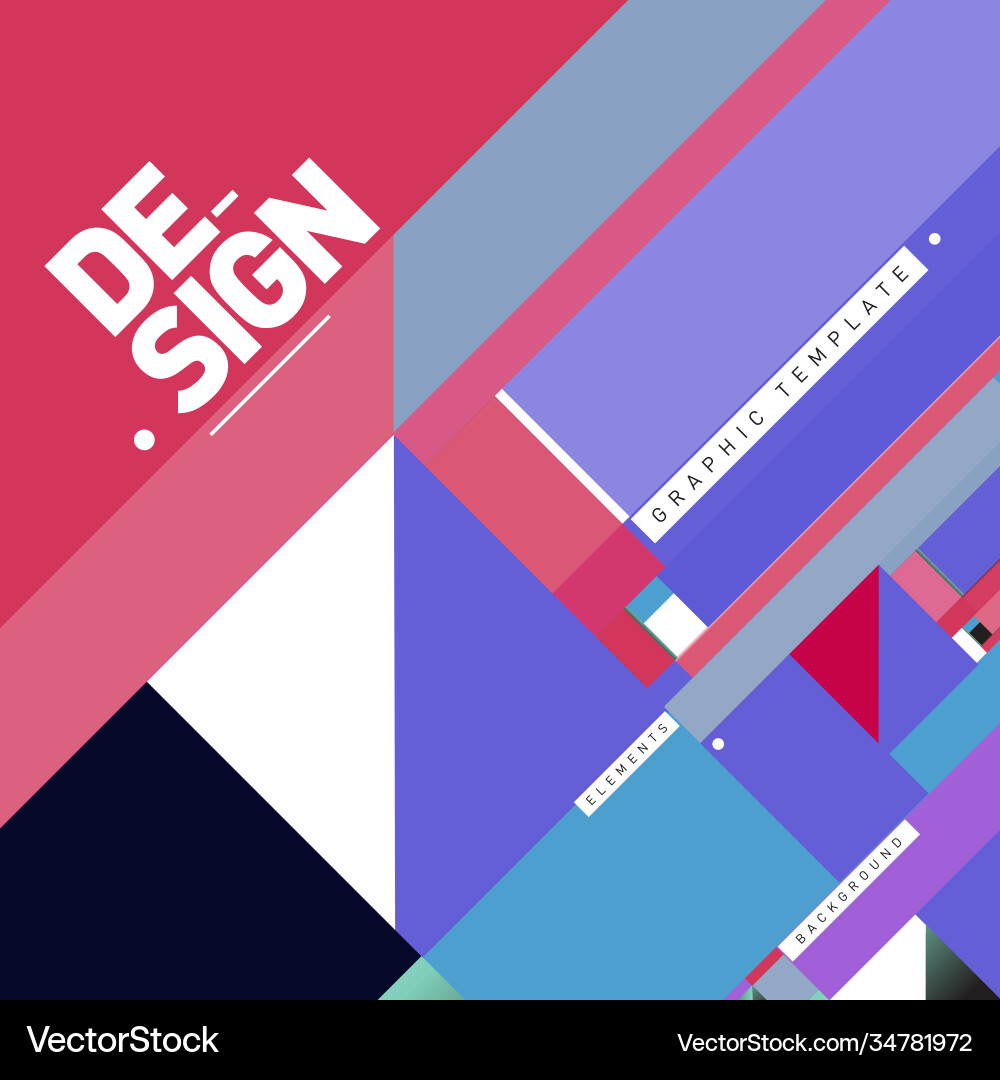 Modern colorful background material design Vector Image