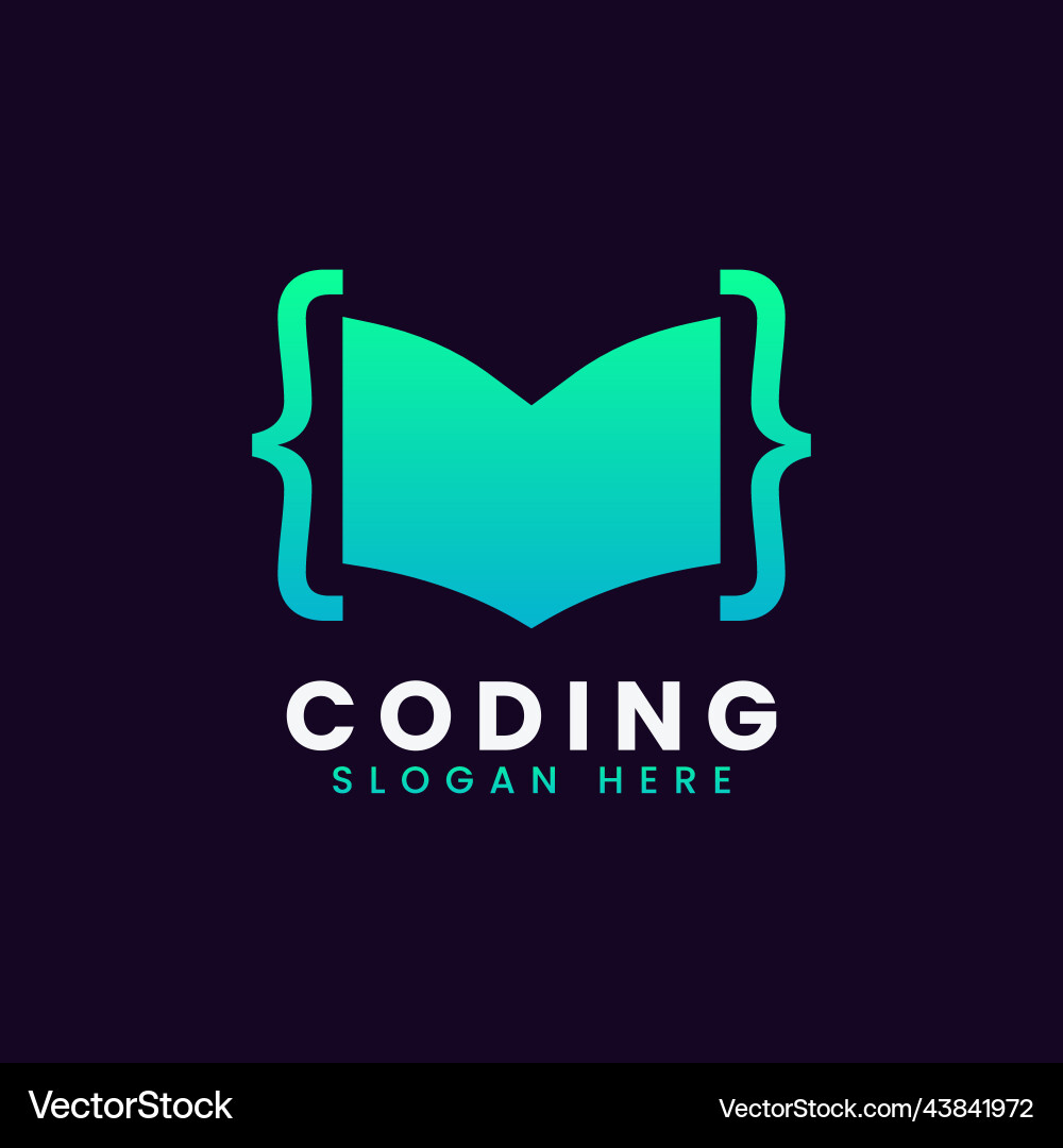 Moderne Computer Programmieren Logo Design Moderne Computer Programmieren Logo Design vektorbild
