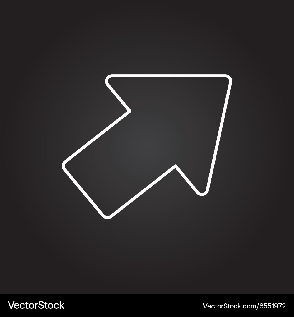 Pointer icon vector image