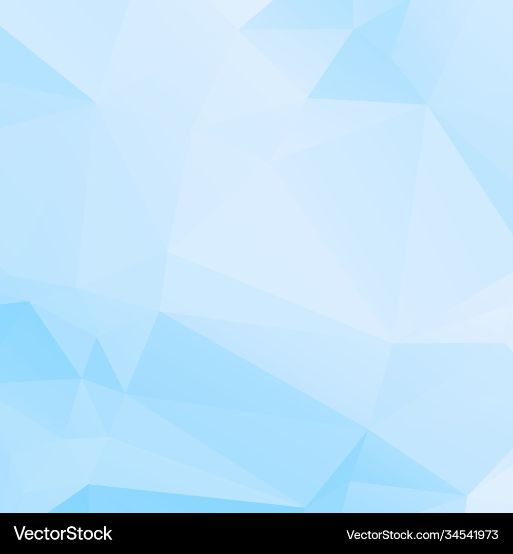Abstract Blue Triangular Background Vector Image