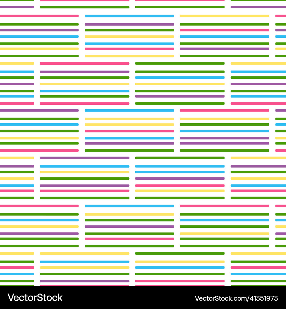 Abstract seamless pattern with colorful repeated vector image