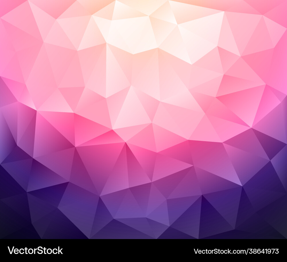 Abstract triangular mosaic in low poly style Abstract triangular mosaic in low poly style vector image