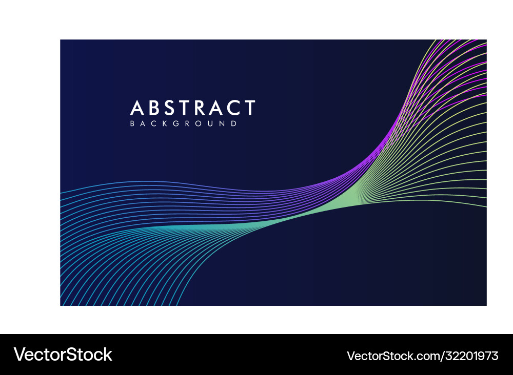 Dynamic abstract color lines background modern Vector Image