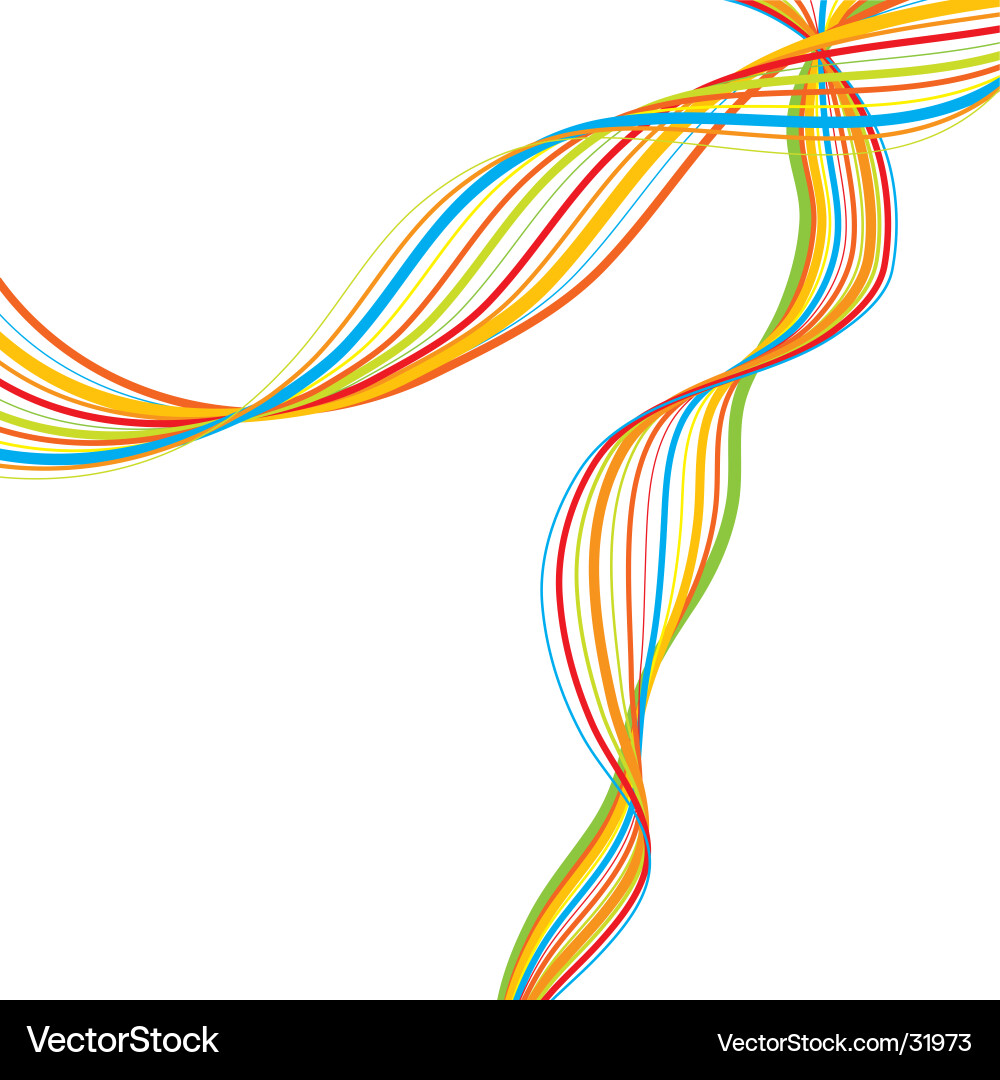 Festive Streamer Pattern Vector Image
