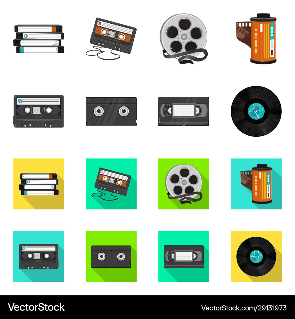 Isolated object equipment and device symbol Vector Image