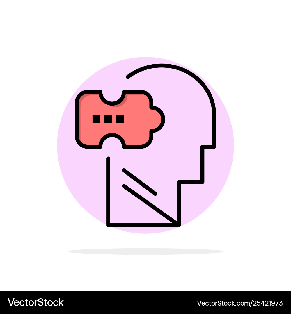 Logic mind problem solving abstract circle Vector Image