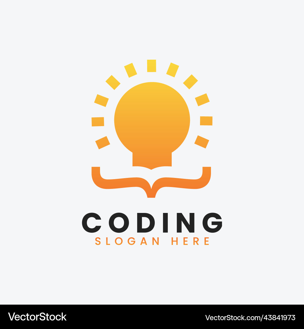 Moderne Computer Programmieren Logo Design Moderne Computer Programmieren Logo Design vektorbild