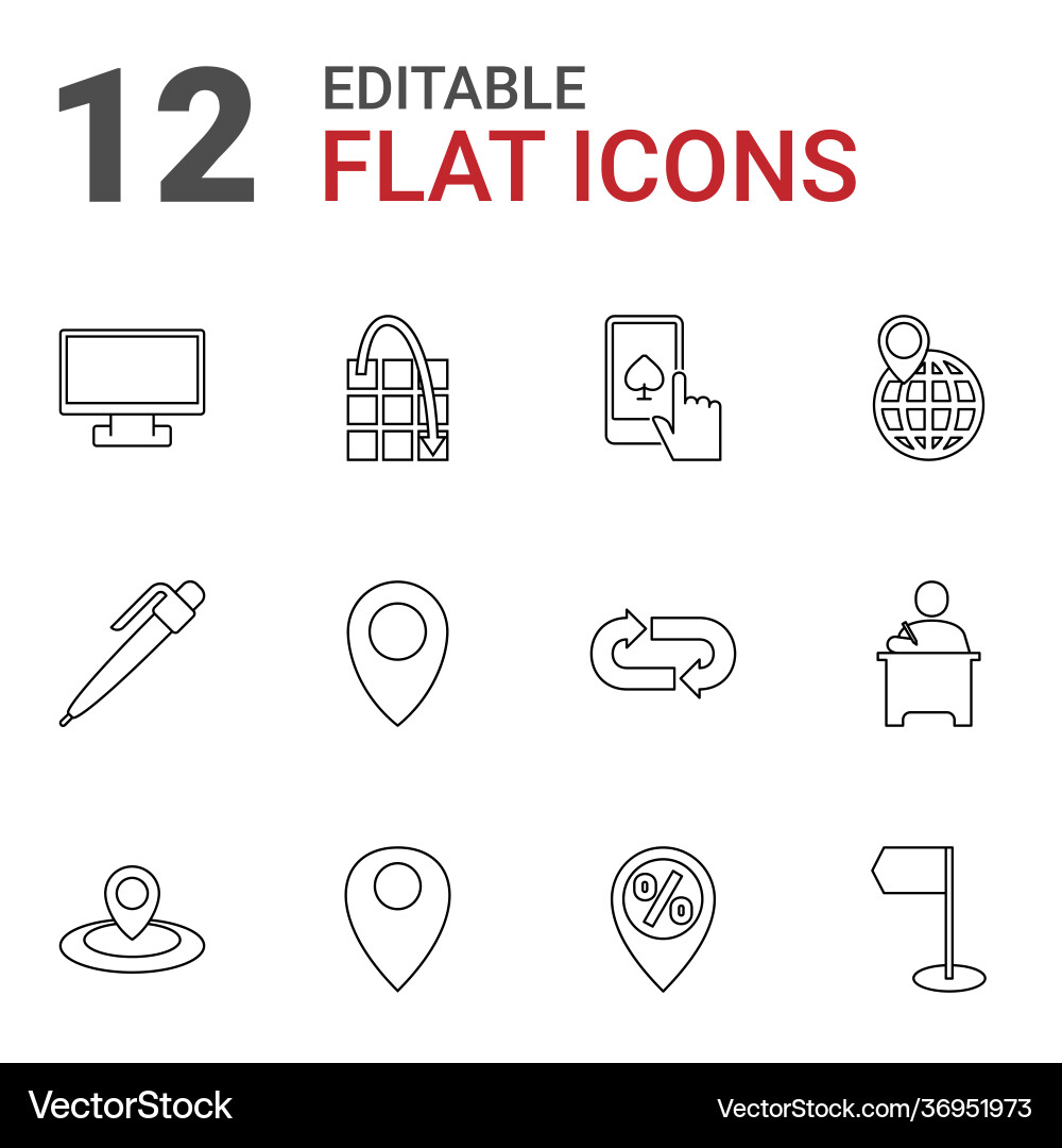 Pointer icons vector image