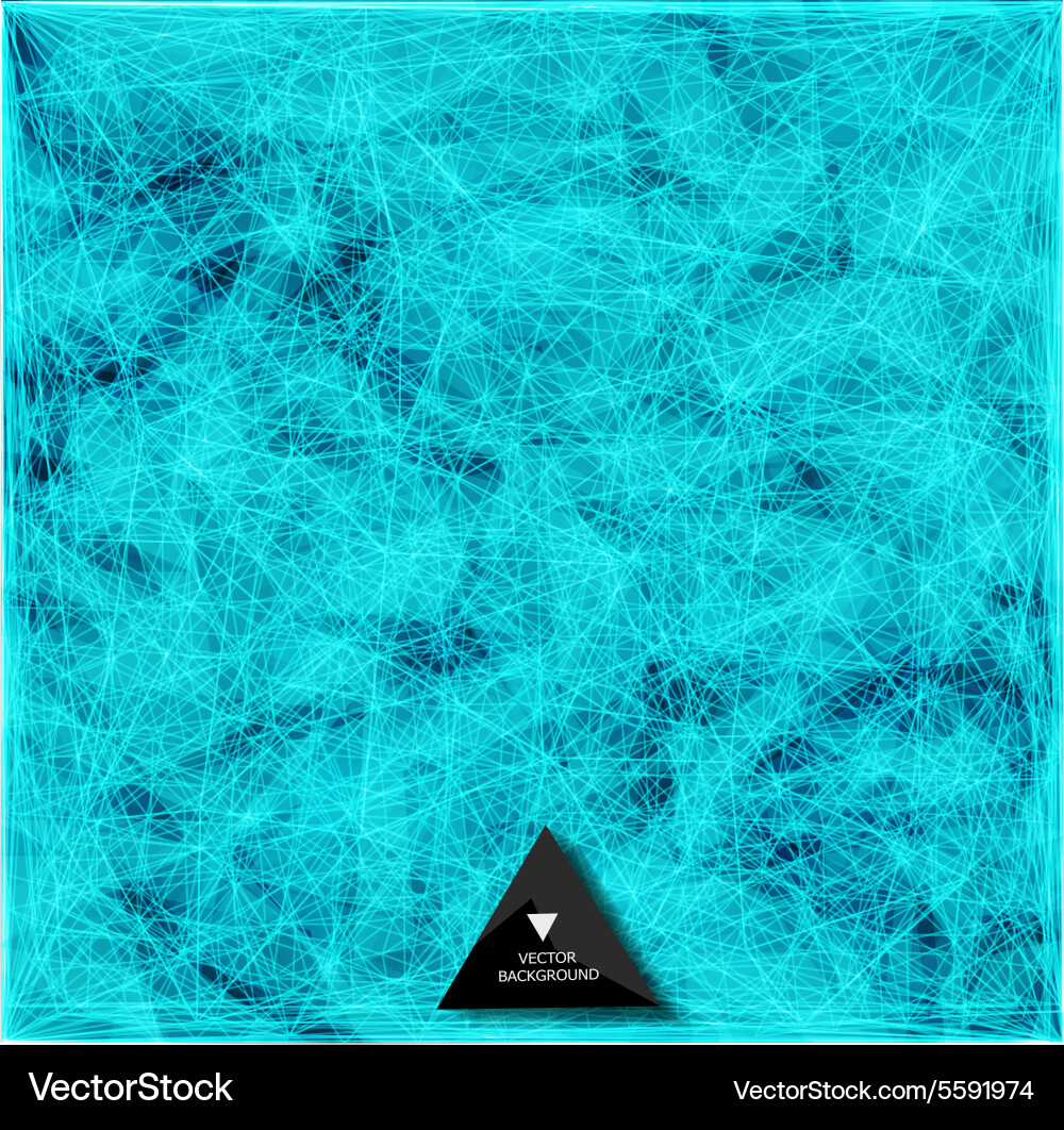 Abstract web background triangles vector image