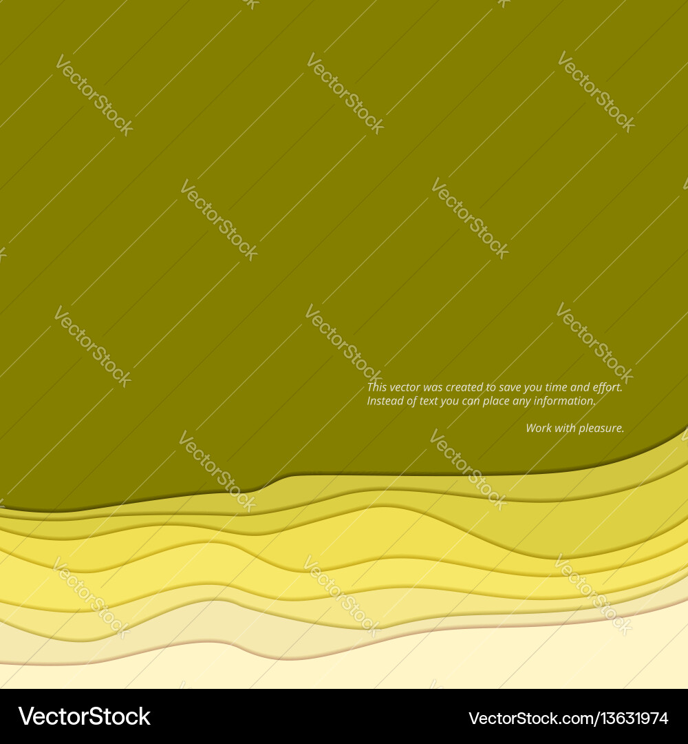 Dynamic Wave Background Vector Image