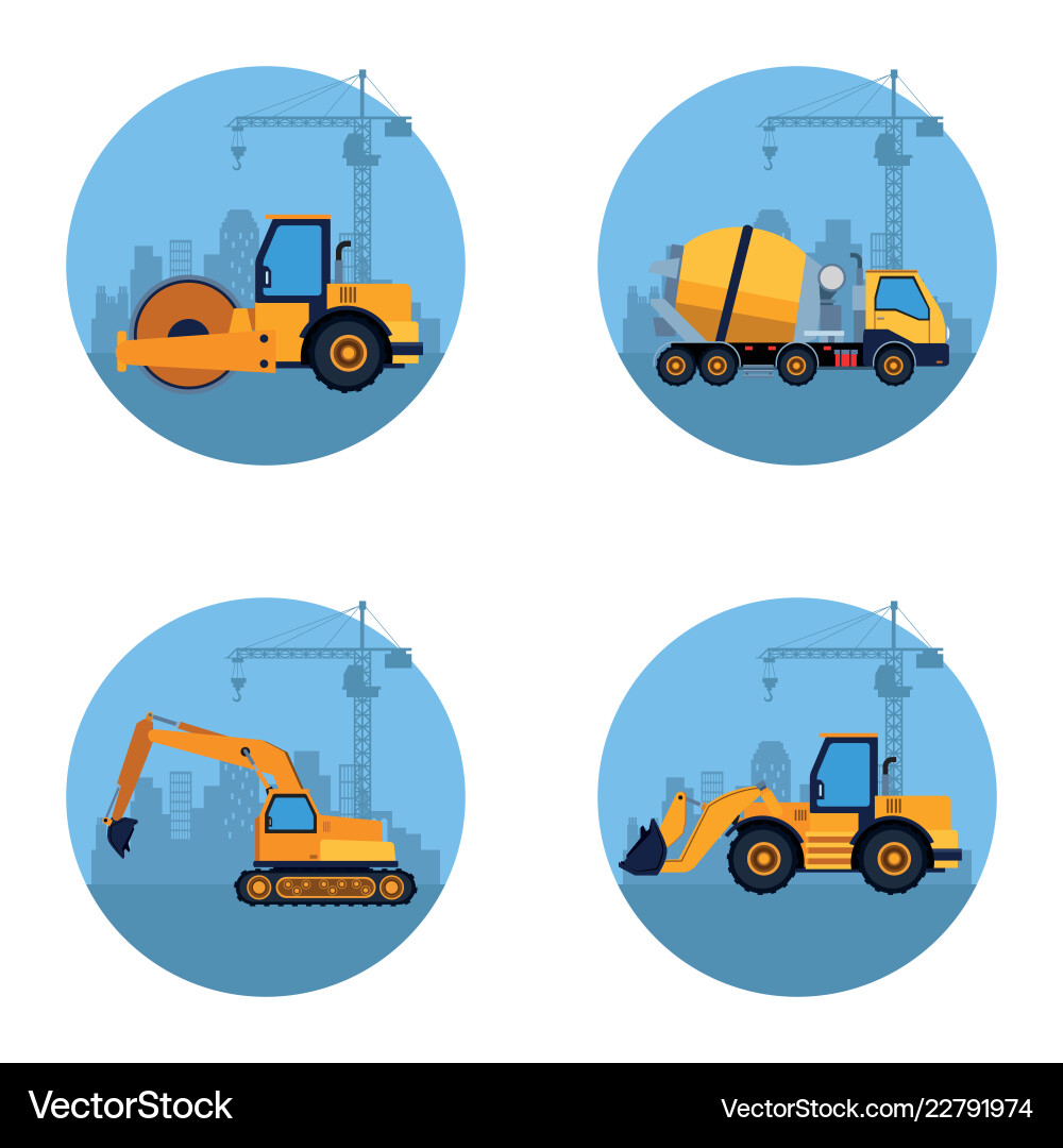 Fahrzeugbau Cartoon Fahrzeugbau Cartoon vektorbild