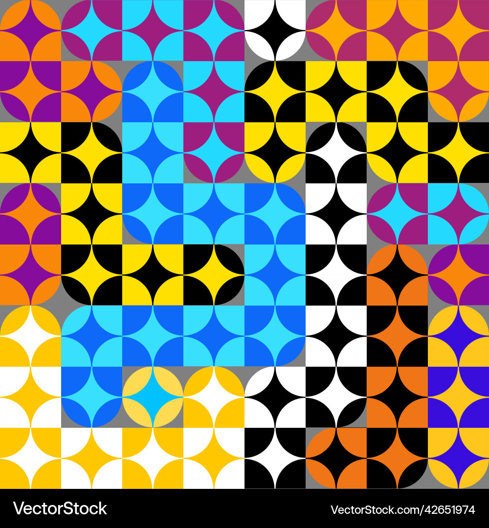 Geometric abstract pattern intersection style Geometric abstract pattern intersection style vector image