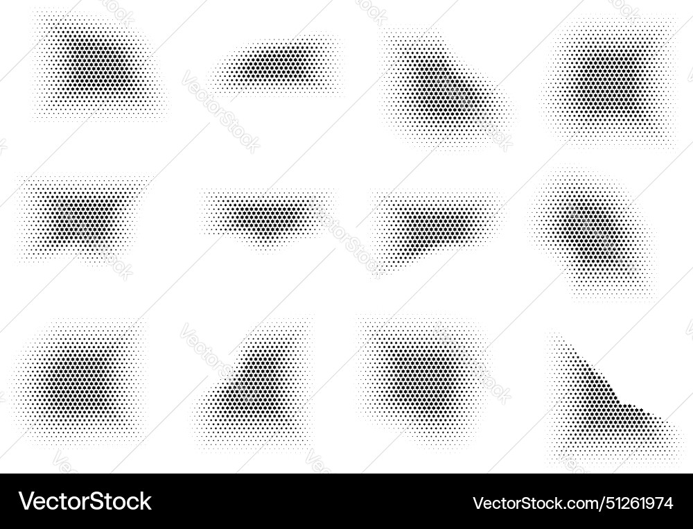 Halftone star pattern reprographic technique Halftone star pattern reprographic technique vector image