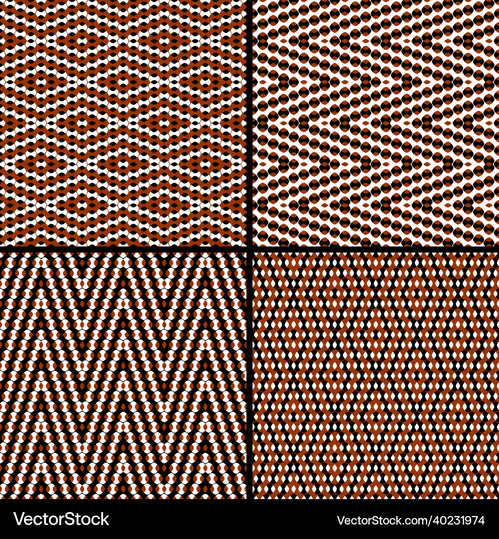 Seamless argyle pattern composed of dots Seamless argyle pattern composed of dots Vector Image