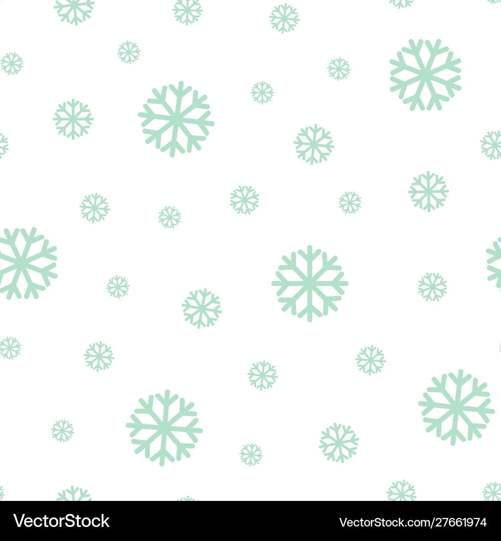 Snowflake pattern on white background Snowflake pattern on white background vector image