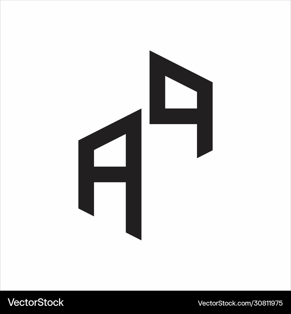 Ap initial letters logo monogram with up to down Ap initial letters logo monogram with up to down Vector Image