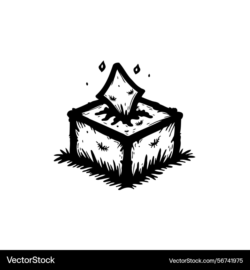 Mysterious relic an enigmatic object Vector Image
