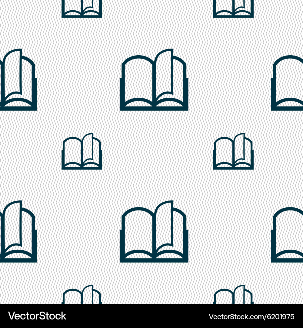 Open Book Pattern - Geometric Texture vector image