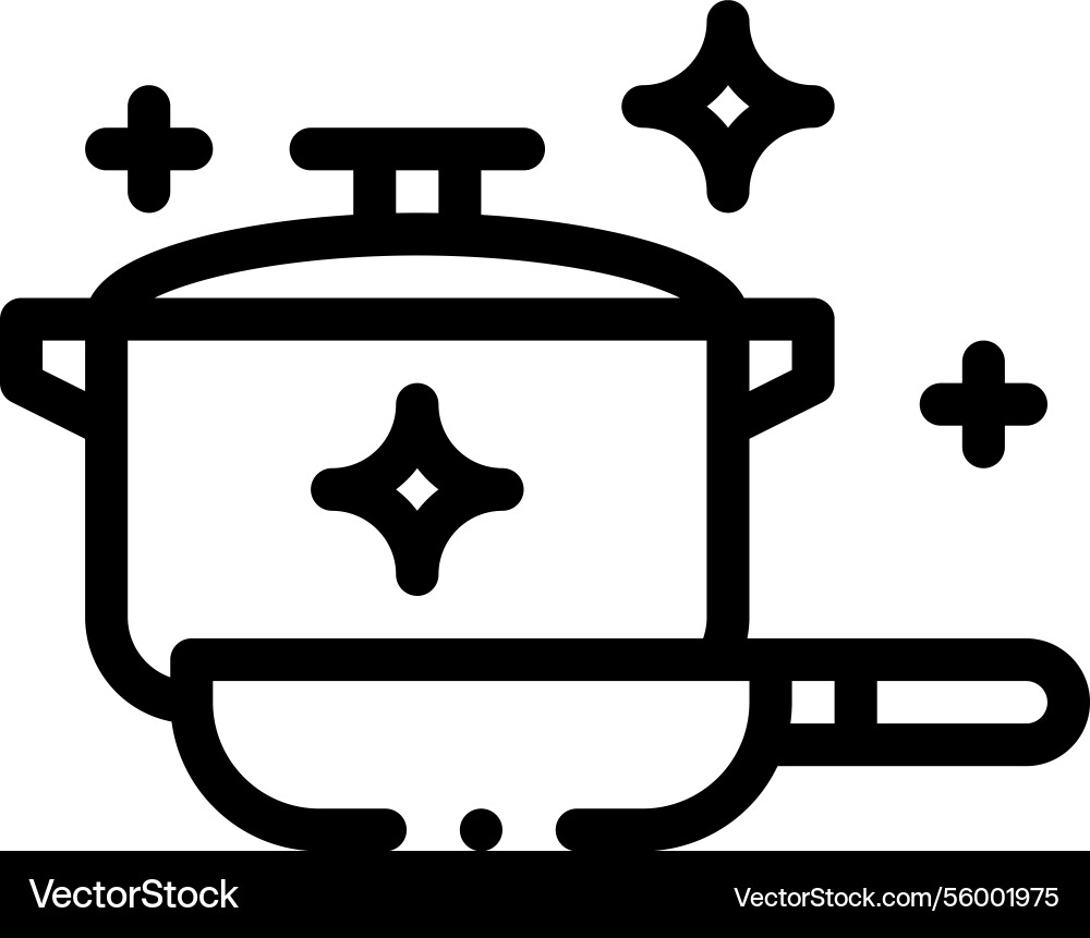 Pancake icon thin linear style design isolated Pancake icon thin linear style design isolated vector image