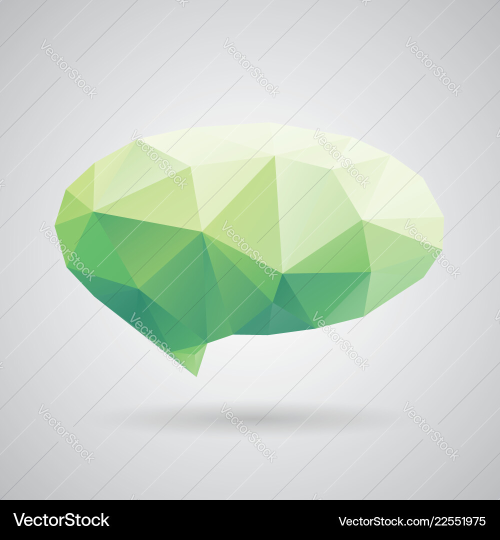 Triangle speech clouds - triangular Triangle speech clouds - triangular vector image