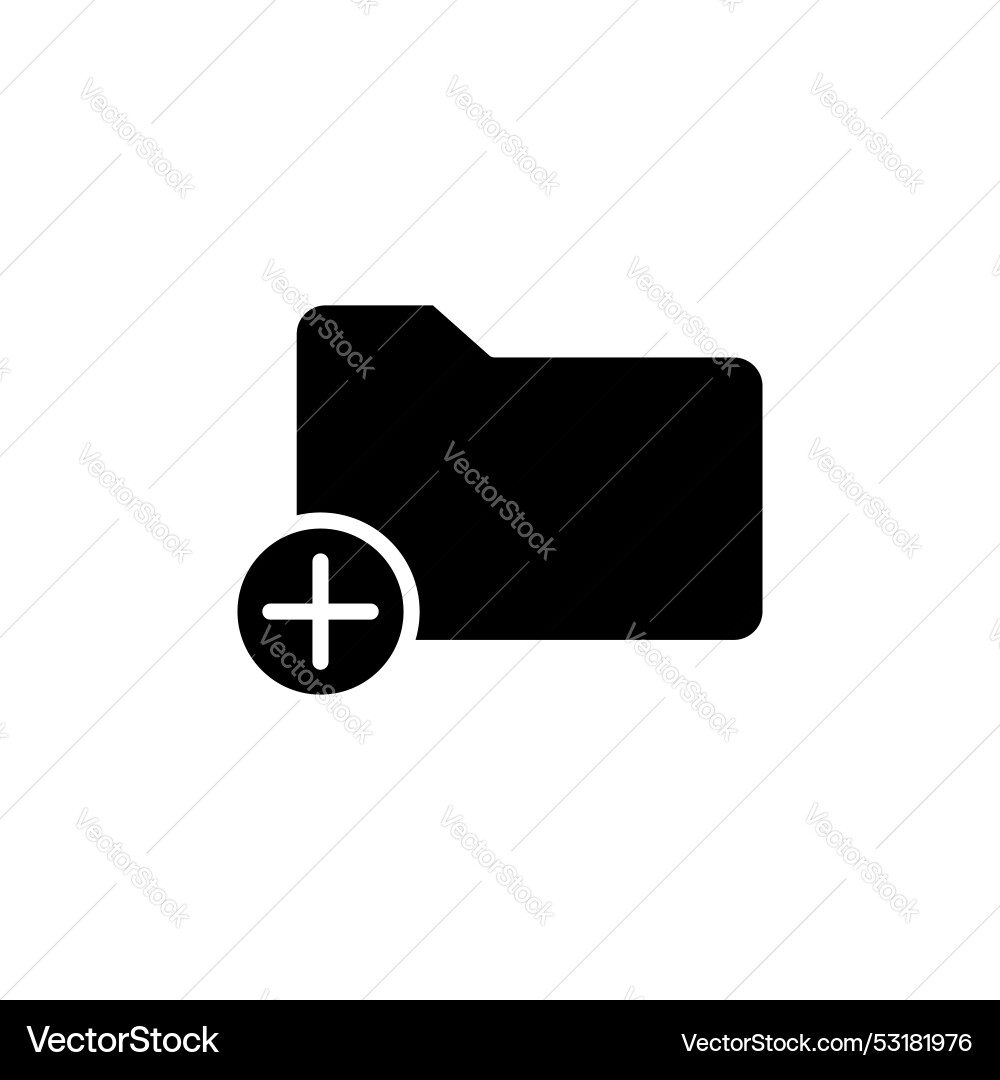 Add folder icon set new file symbol create Add folder icon set new file symbol create vector image