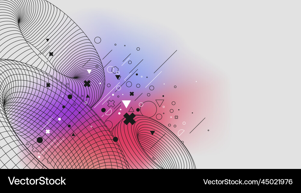 Futuristic connection structure lowpoly figures Futuristic connection structure lowpoly figures vector image