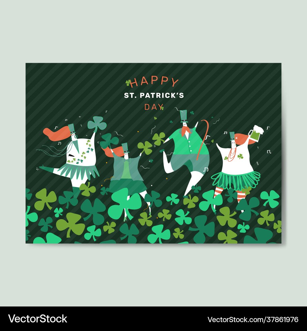 St patricks day celebration set layout St patricks day celebration set layout Vector Image
