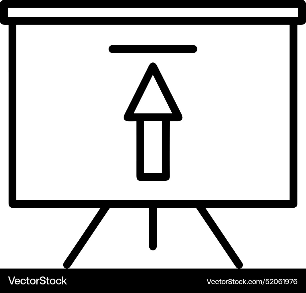 Upload outline icon symbol image Upload outline icon symbol image Vector Image