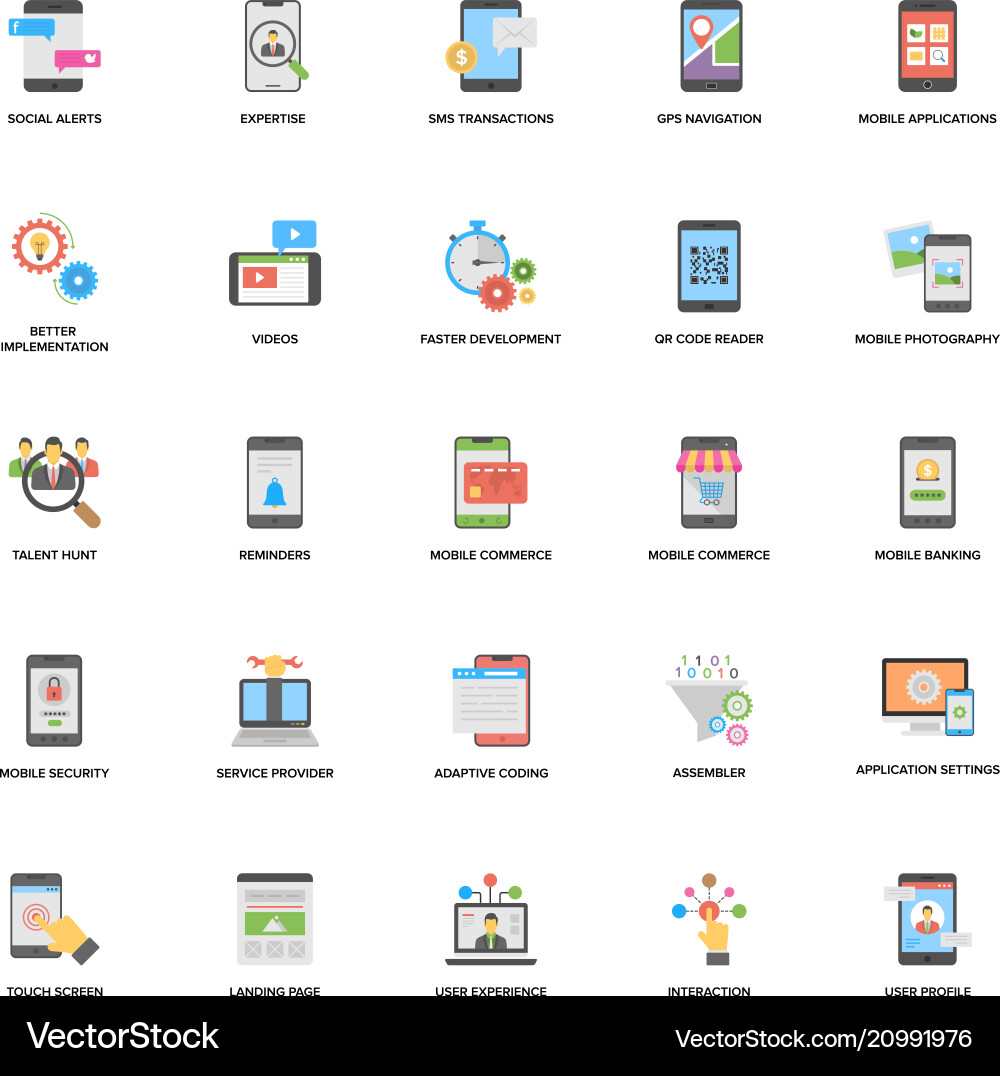 Web and mobile application development icon Web and mobile application development icon vector image