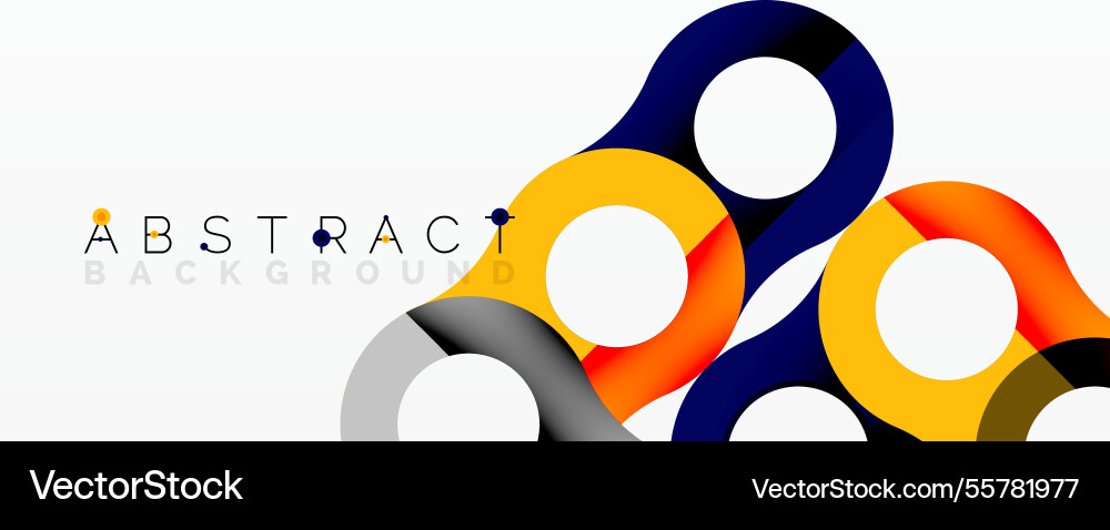 Abstract circle element composition Abstract circle element composition vector image
