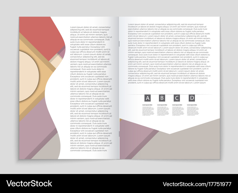 Abstract layout background set for art Vector Image