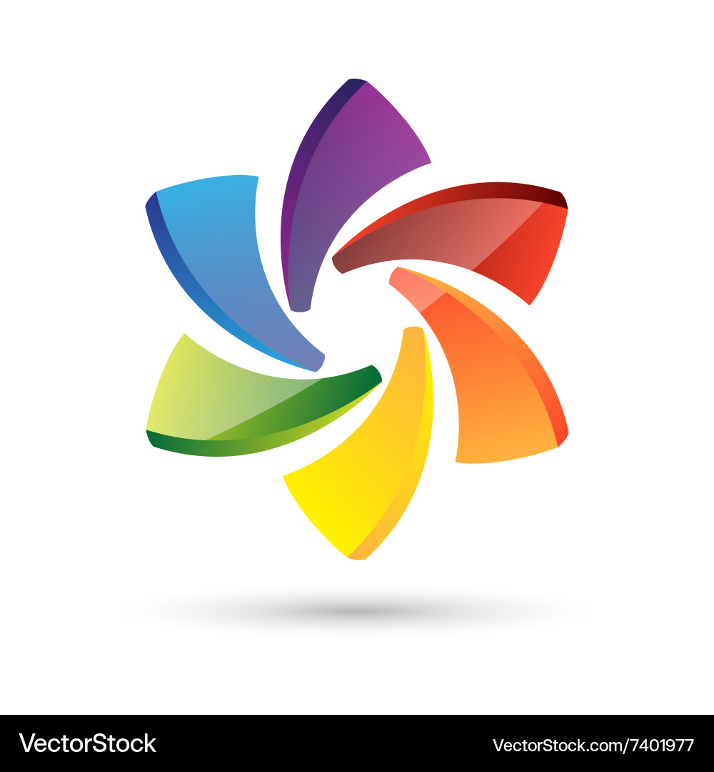 Multicolor circle Vector Images \u0026 Graphics for Commercial Use | VectorStock, image size:1000x1080