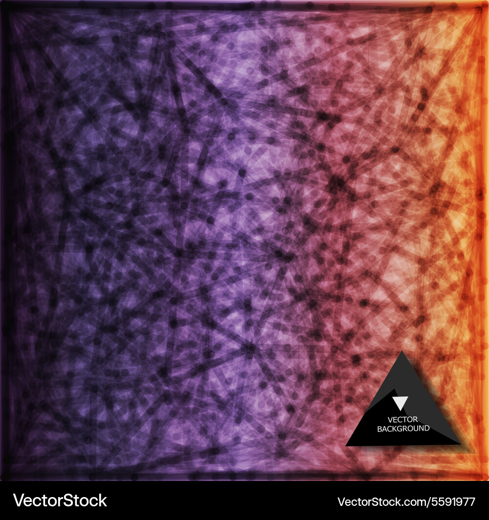 Abstract rainbow web background triangles vector image