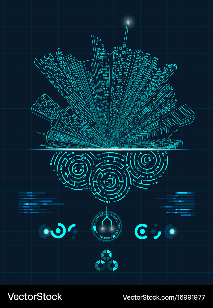 City Royalty Free Vector Image - VectorStock