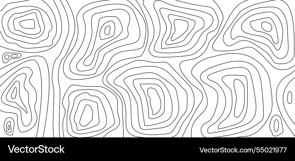Geography line map with topographic background Geography line map with topographic background Vector Image