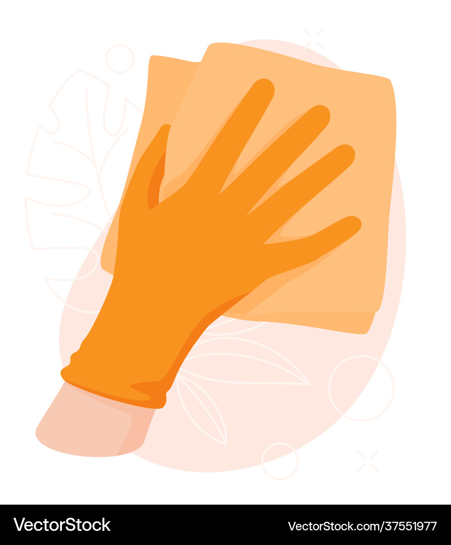 Household chemicals in hand cleaning surfaces Household chemicals in hand cleaning surfaces vector image