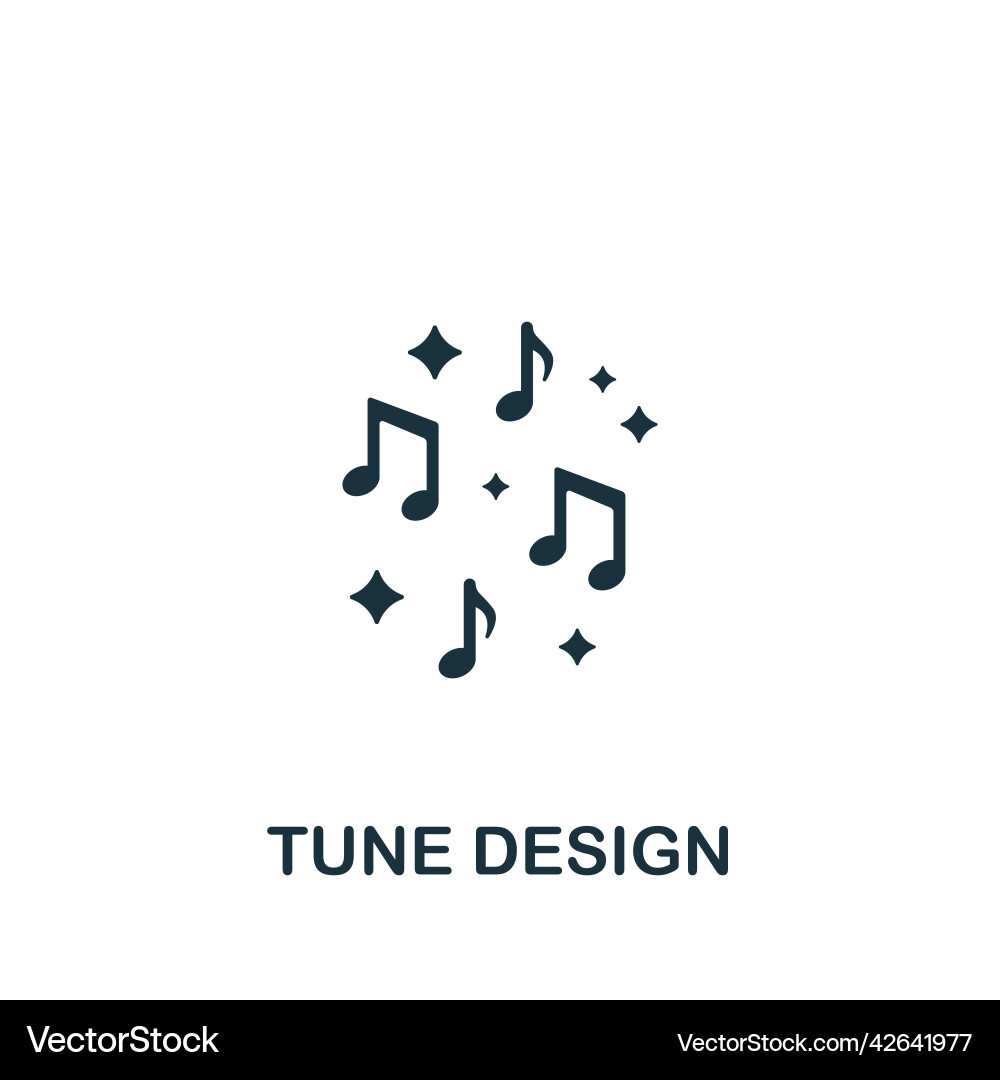 Tune design icon monochrome simple web Vector Image
