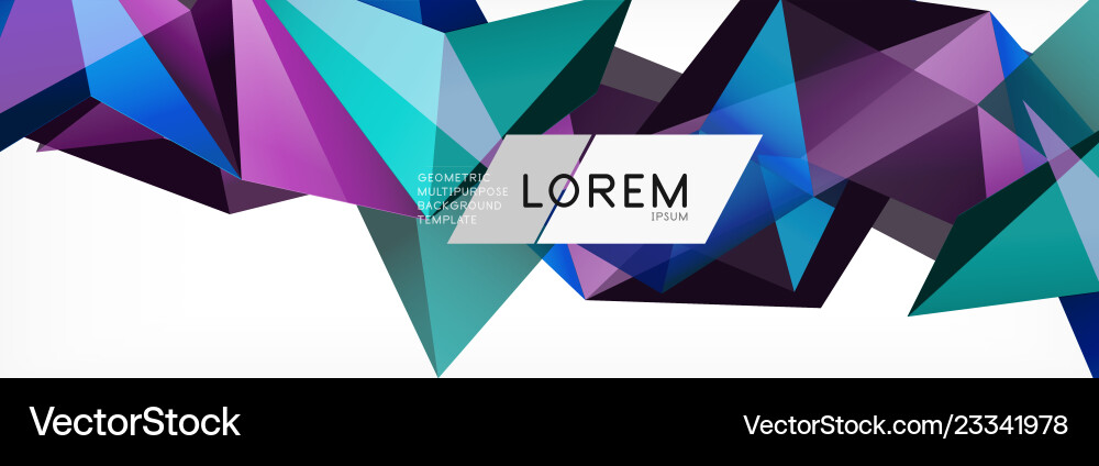 3d card on light backdrop abstract triangle 3d card on light backdrop abstract triangle Vector Image