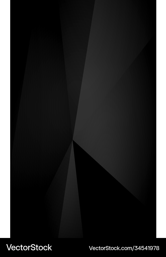Abstract Black Triangular Background Vector Image