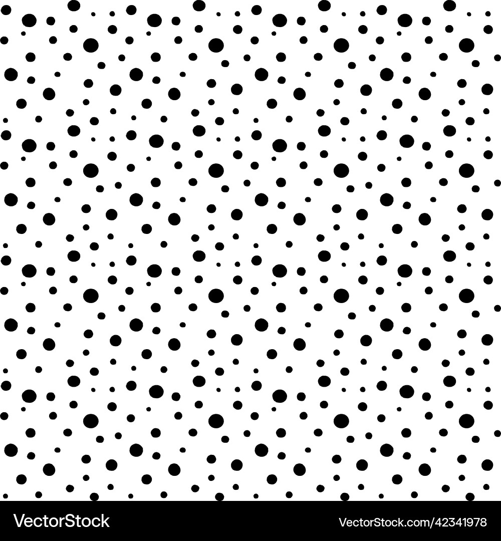 Different circle dot points seamless pattern vector image