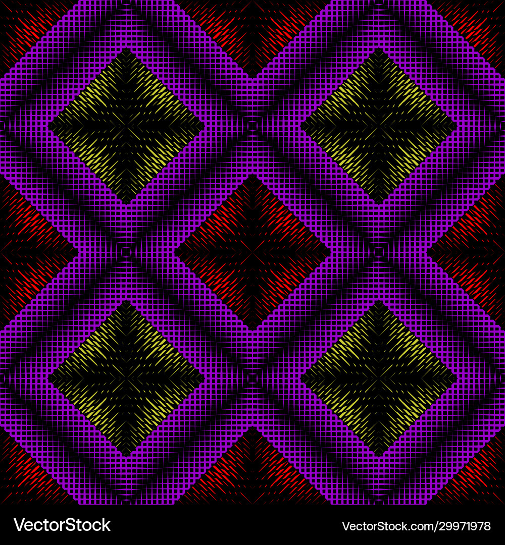 Halftone abstract seamless pattern Vector Image