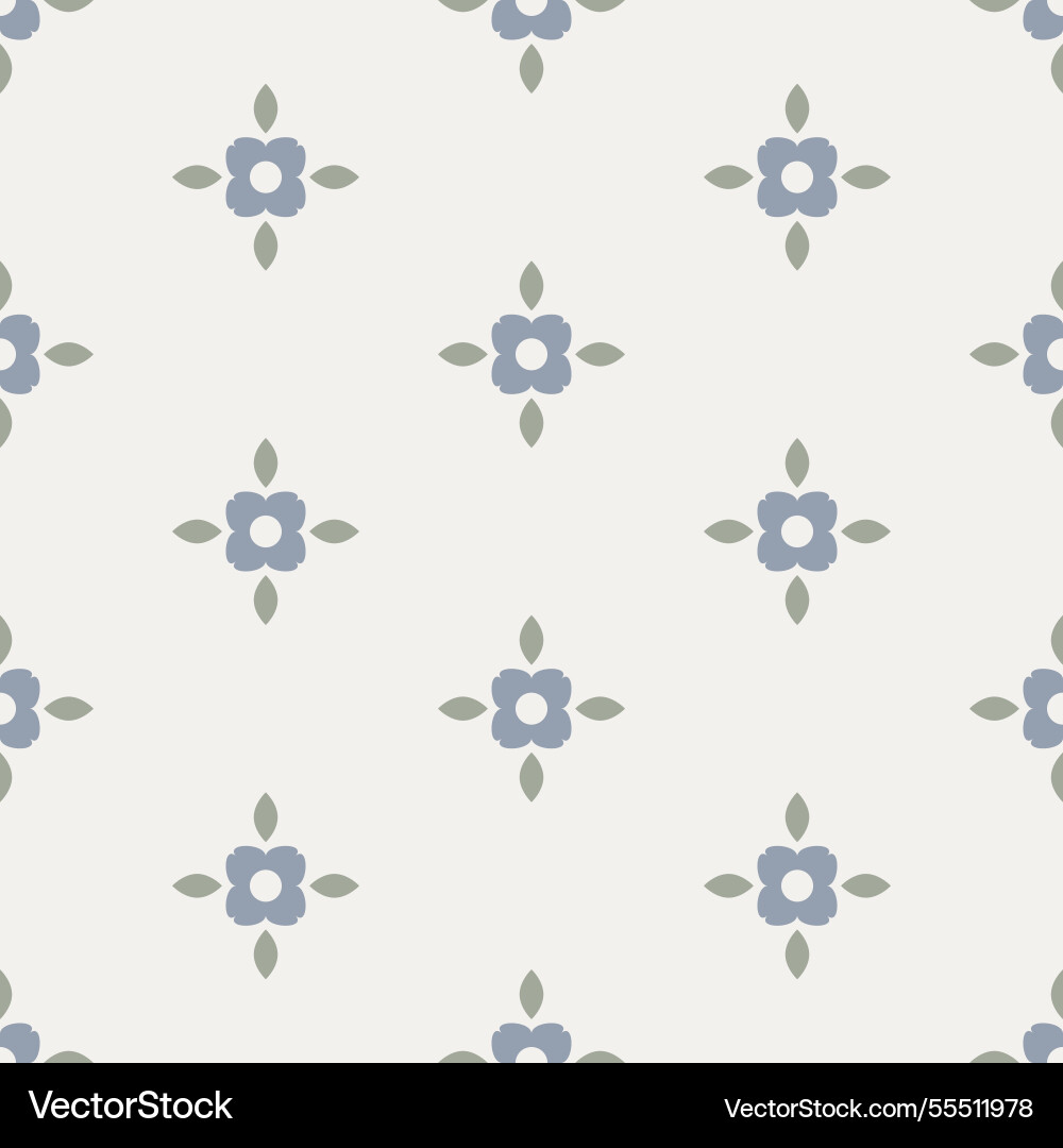 Rustic simple floral seamless pattern small Rustic simple floral seamless pattern small vector image