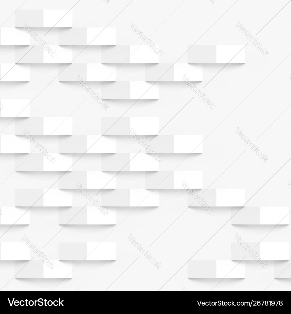 White folded paper pattern background White folded paper pattern background vector image