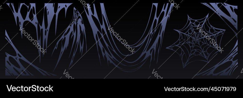 Spider web halloween cobweb spooky insect net Spider web halloween cobweb spooky insect net vector image