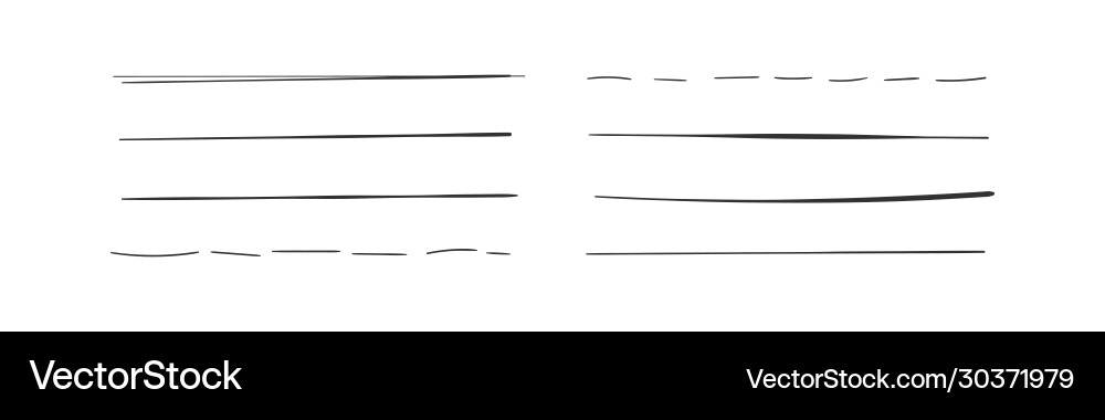 Wavy horizontal lines Royalty Free Vector Image