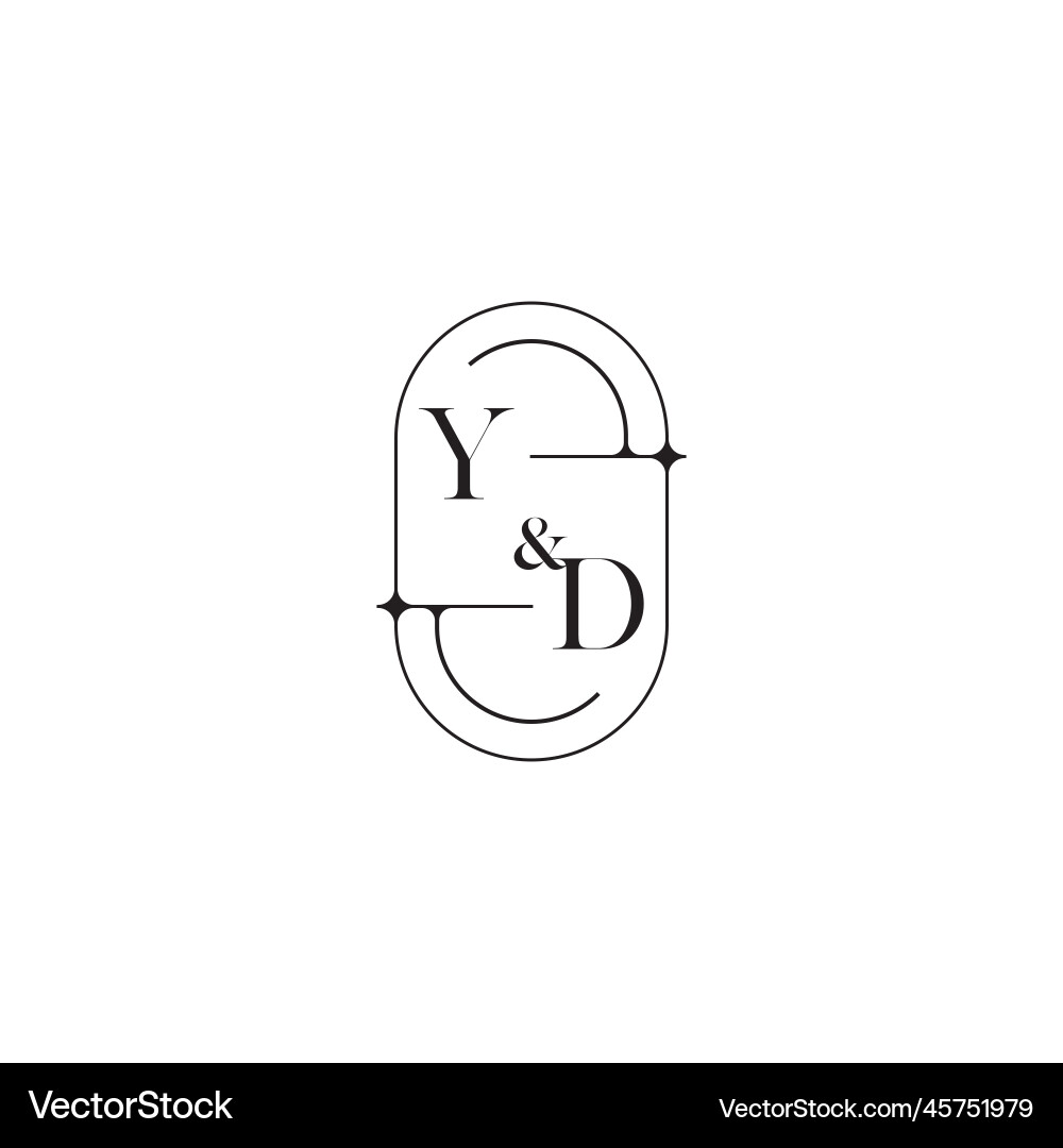Yd line simple initial concept with high quality vector image