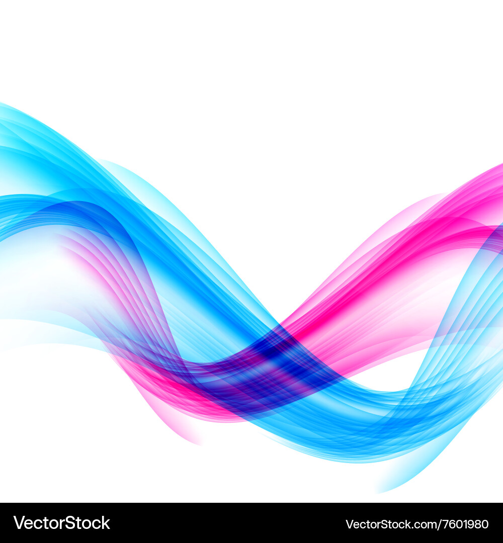 Abstract Colored Wave Pattern vector image