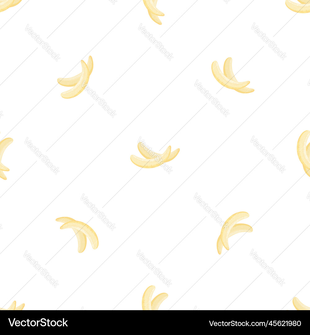 Clean banana pattern seamless Vector Image