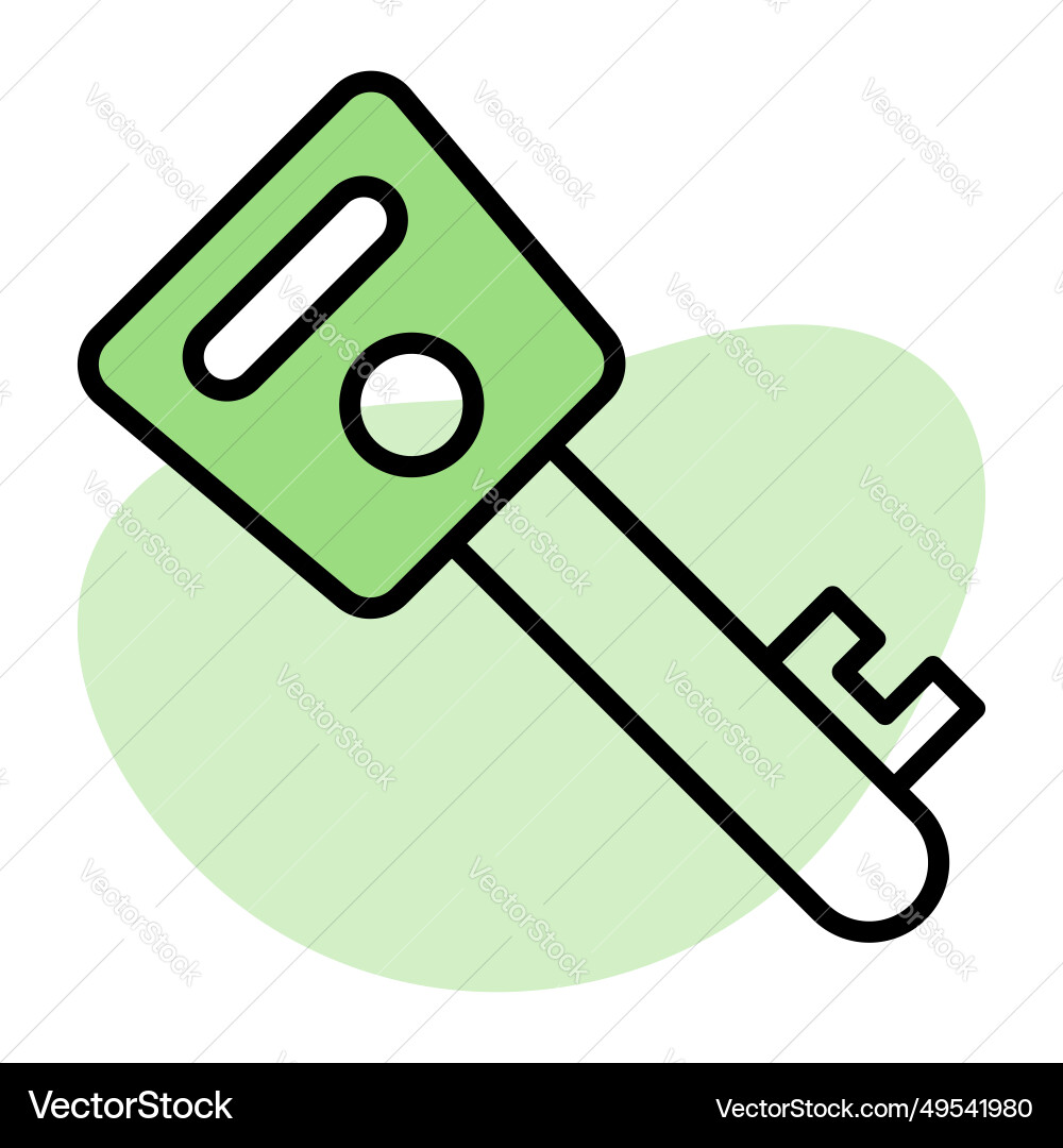 Encrypted key design in modern style easy to use vector image
