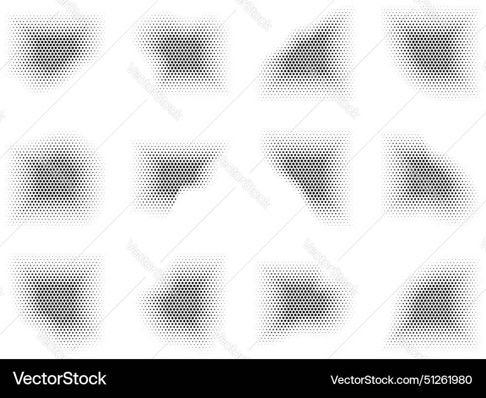Halftone star pattern reprographic technique vector image